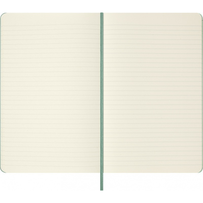 Notes MOLESKINE 2026, L, 13x21cm, w linie, twarda oprawa, Sage Green
