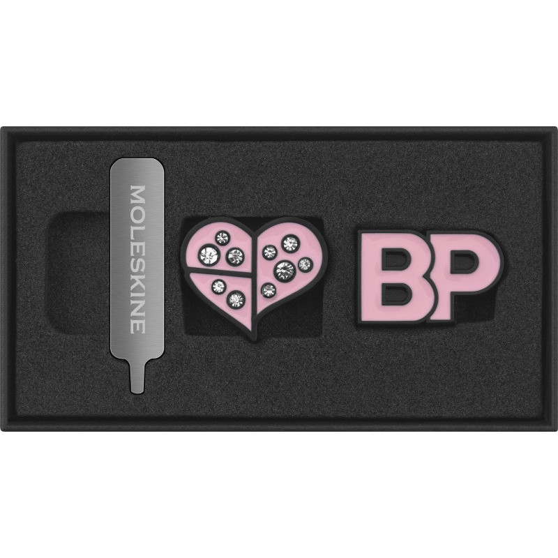 Zestaw 2 przypinek MOLESKINE 2026 Blackpink