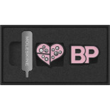 Zestaw 2 przypinek MOLESKINE 2026 Blackpink