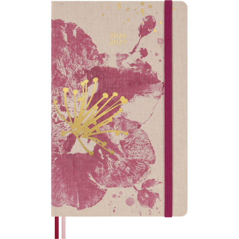 Kalendarz tygodniowy MOLESKINE 2026 Sakura, 18M, L, 13x21cm