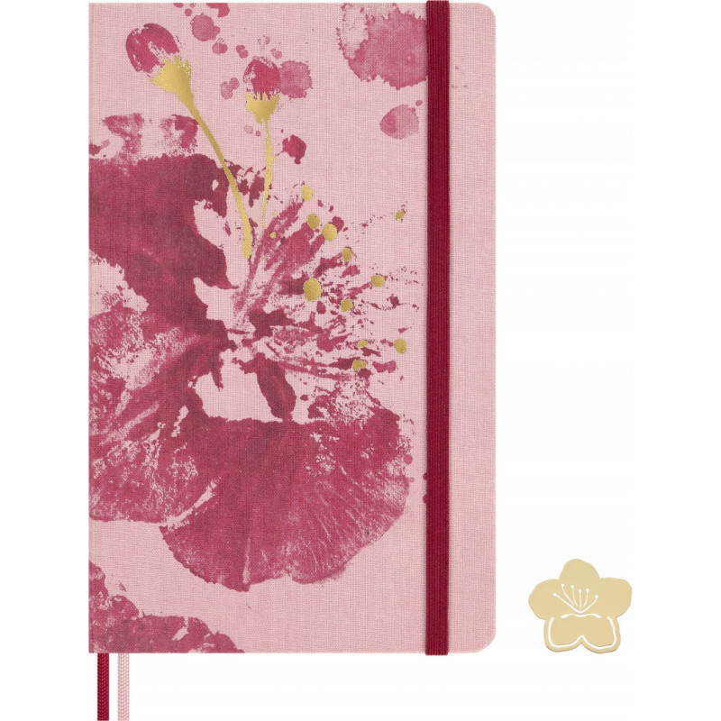 Notes MOLESKINE 2026 Sakura, L, 13x21cm, gładki, box