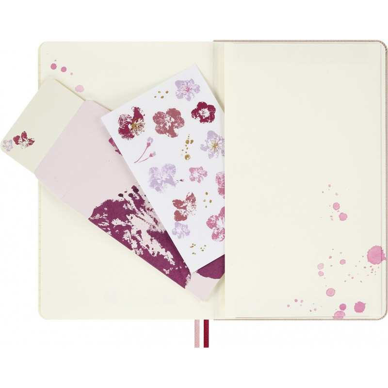 Notes MOLESKINE 2026 Sakura, L, 13x21cm, w linie