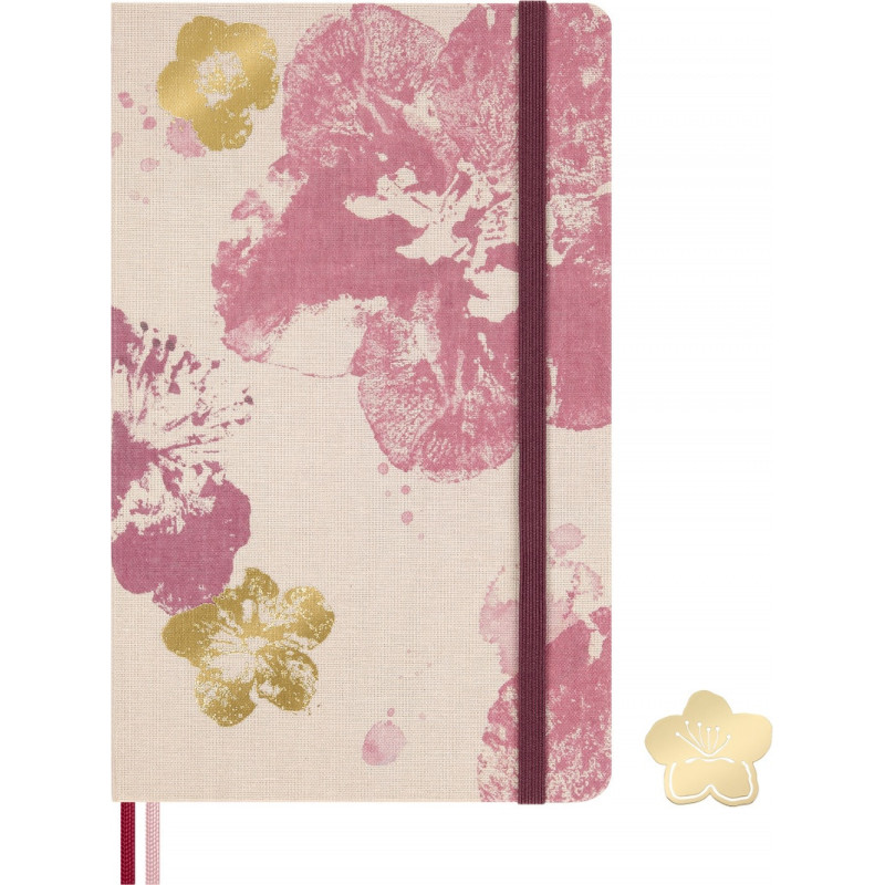 Notes MOLESKINE 2026 Sakura, L, 13x21cm, w linie, box