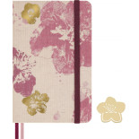 Notes MOLESKINE 2026 Sakura, P, 9x14cm, w linie, box