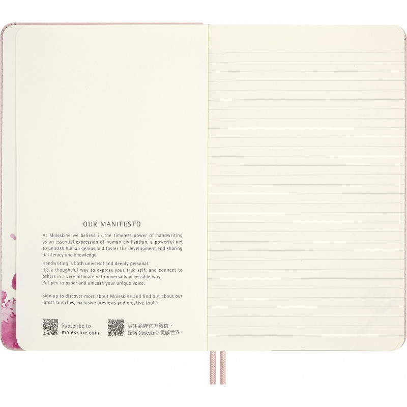 Notes MOLESKINE 2026 Sakura VEGEA, L, 13x21cm, w linie