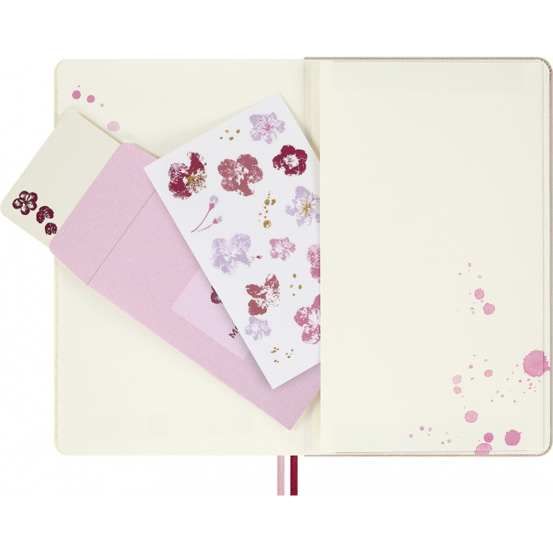 Notes MOLESKINE 2026 Sakura VEGEA, L, 13x21cm, w linie