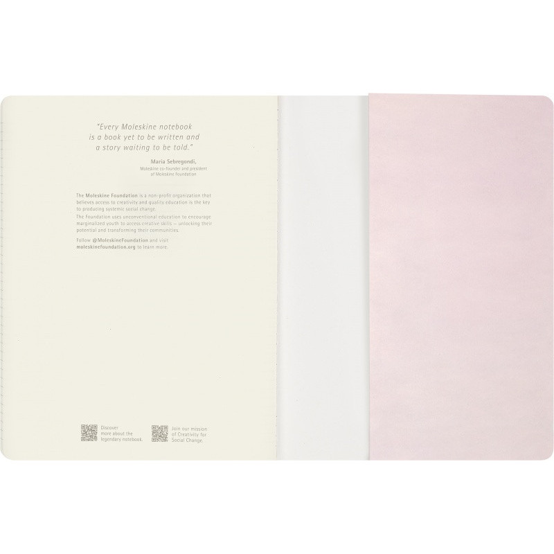 Zeszyt MOLESKINE Cahier 2026 Sakura, XL, 19x25cm, w linie