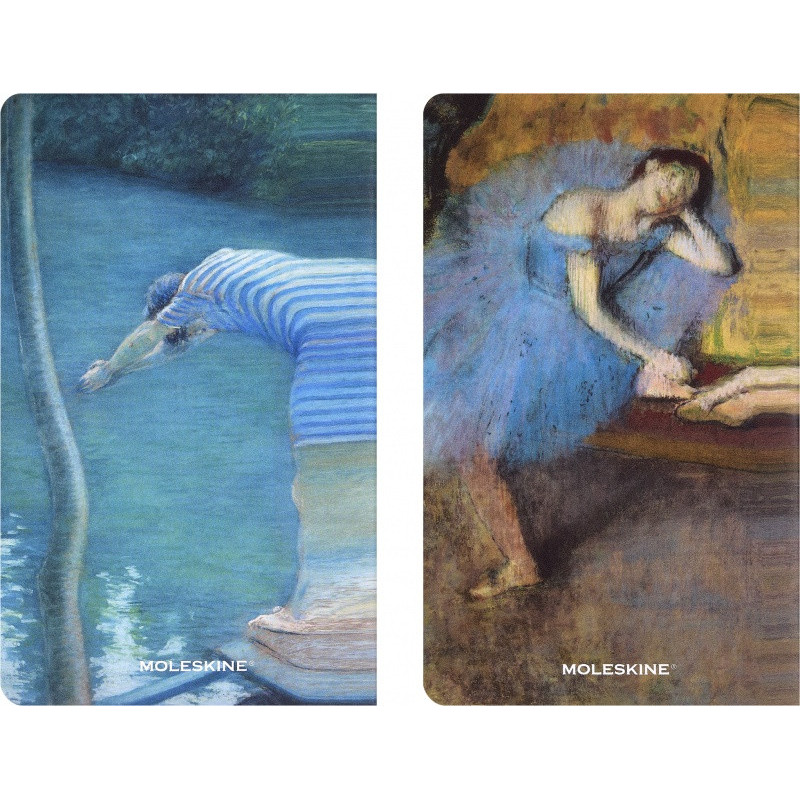 Zestaw 2 zeszytów MOLESKINE Cahier Impresjonizm Musée d'Orsay, L, gładkie