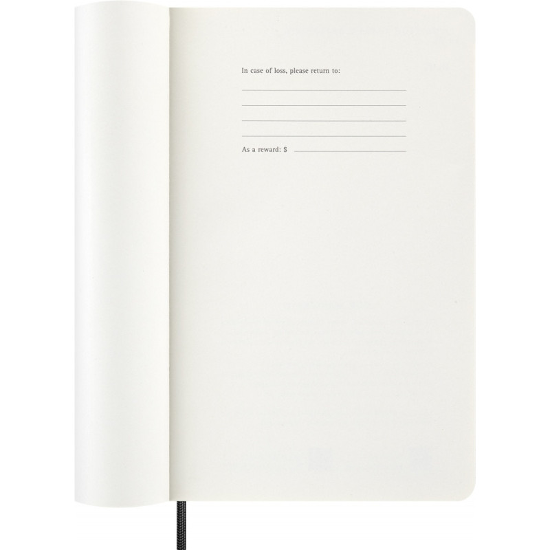 Kalendarz dzienny MOLESKINE 2027, 12M, L, 13x21cm, miękka oprawa, czarny
