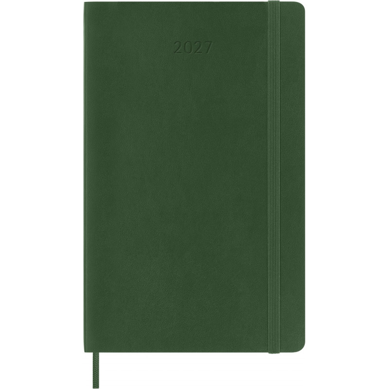 Kalendarz dzienny MOLESKINE 2027, 12M, L, 13x21cm, miękka oprawa, myrtle green