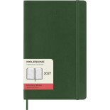 Kalendarz dzienny MOLESKINE 2027, 12M, L, 13x21cm, miękka oprawa, myrtle green