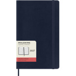 Kalendarz dzienny MOLESKINE 2027, 12M, L, 13x21cm, miękka oprawa, sapphire blue