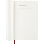 Kalendarz dzienny MOLESKINE 2027, 12M, L, 13x21cm, miękka oprawa, scarlet red