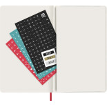 Kalendarz dzienny MOLESKINE 2027, 12M, L, 13x21cm, miękka oprawa, scarlet red
