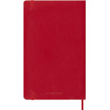 Kalendarz dzienny MOLESKINE 2027, 12M, L, 13x21cm, miękka oprawa, scarlet red