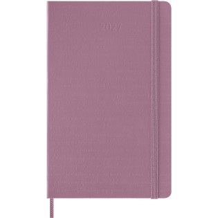 Kalendarz dzienny MOLESKINE 2027, 12M, L, 13x21cm, twarda oprawa, majestic pink