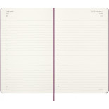 Kalendarz dzienny MOLESKINE 2027, 12M, L, 13x21cm, twarda oprawa, majestic pink
