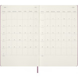 Kalendarz dzienny MOLESKINE 2027, 12M, L, 13x21cm, twarda oprawa, majestic pink