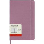 Kalendarz dzienny MOLESKINE 2027, 12M, L, 13x21cm, twarda oprawa, majestic pink