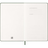 Kalendarz dzienny MOLESKINE 2027, 12M, L, 13x21cm, twarda oprawa, myrtle green