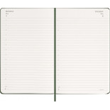 Kalendarz dzienny MOLESKINE 2027, 12M, L, 13x21cm, twarda oprawa, myrtle green