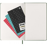 Kalendarz dzienny MOLESKINE 2027, 12M, L, 13x21cm, twarda oprawa, myrtle green