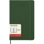 Kalendarz dzienny MOLESKINE 2027, 12M, L, 13x21cm, twarda oprawa, myrtle green