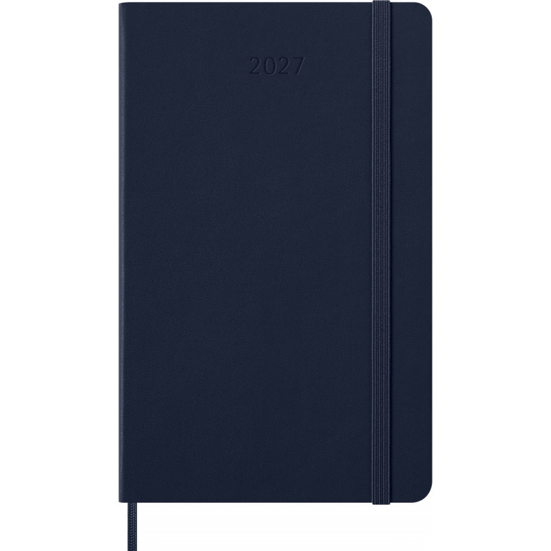 Kalendarz dzienny MOLESKINE 2027, 12M, L, 13x21cm, twarda oprawa, sapphire blue