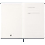 Kalendarz dzienny MOLESKINE 2027, 12M, L, 13x21cm, twarda oprawa, sapphire blue