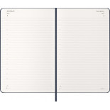 Kalendarz dzienny MOLESKINE 2027, 12M, L, 13x21cm, twarda oprawa, sapphire blue