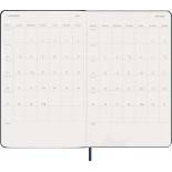 Kalendarz dzienny MOLESKINE 2027, 12M, L, 13x21cm, twarda oprawa, sapphire blue
