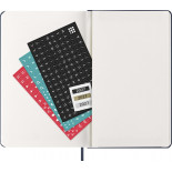 Kalendarz dzienny MOLESKINE 2027, 12M, L, 13x21cm, twarda oprawa, sapphire blue