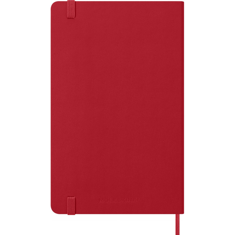 Kalendarz dzienny MOLESKINE 2027, 12M, L, 13x21cm, twarda oprawa, scarlet red