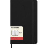 Kalendarz dzienny MOLESKINE 2027, 12M, L, 13x21cm, twarda oprawa, czarny