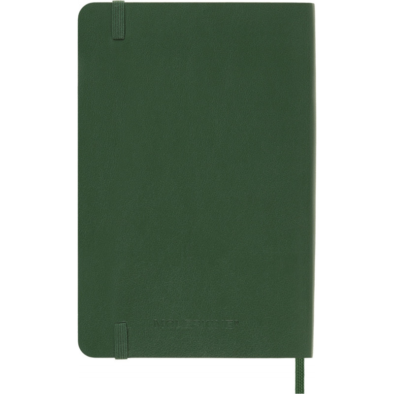 Kalendarz dzienny MOLESKINE 2027, 12M, P, 9x14cm, miękka oprawa, myrtle green