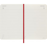 Kalendarz dzienny MOLESKINE 2027, 12M, P, 9x14cm, miękka oprawa, scarlet red