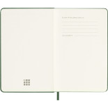 Kalendarz dzienny MOLESKINE 2027, 12M, P, 9x14cm, twarda oprawa, myrtle green