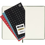 Kalendarz dzienny MOLESKINE 2027, 12M, P, 9x14cm, twarda oprawa, myrtle green