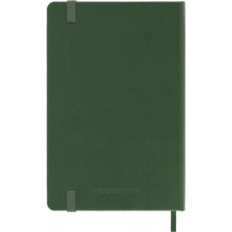 Kalendarz dzienny MOLESKINE 2027, 12M, P, 9x14cm, twarda oprawa, myrtle green