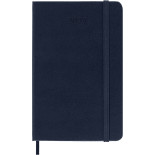 Kalendarz dzienny MOLESKINE 2027, 12M, P, 9x14cm, twarda oprawa, sapphire blue