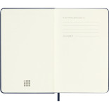 Kalendarz dzienny MOLESKINE 2027, 12M, P, 9x14cm, twarda oprawa, sapphire blue