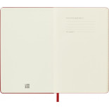 Kalendarz dzienny MOLESKINE 2027, 12M, P, 9x14cm, twarda oprawa, scarlet red