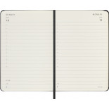 Kalendarz dzienny MOLESKINE 2027, 12M, P, 9x14cm, twarda oprawa, czarny