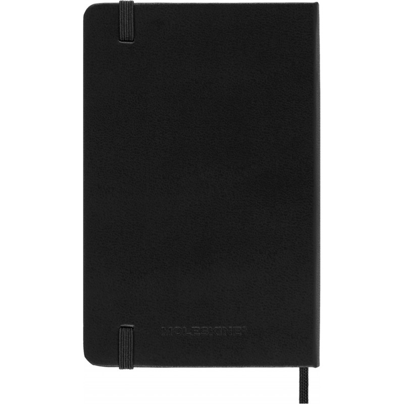 Kalendarz dzienny MOLESKINE 2027, 12M, P, 9x14cm, twarda oprawa, czarny