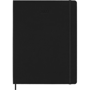 Kalendarz MOLESKINE Pro Smart 2027, 12M, XL, 19x25cm, twarda oprawa, czarny