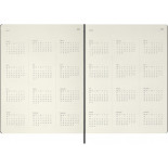 Kalendarz MOLESKINE Pro Smart 2027, 12M, XL, 19x25cm, twarda oprawa, czarny