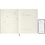 Kalendarz MOLESKINE Pro Smart 2027, 12M, XL, 19x25cm, twarda oprawa, czarny