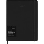 Kalendarz MOLESKINE Pro Smart 2027, 12M, XL, 19x25cm, twarda oprawa, czarny