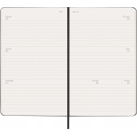 Kalendarz tygodniowy horyzontalny MOLESKINE 2026/27, 18M, L, 13x21cm, twarda oprawa, czarny