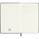 Kalendarz tygodniowy horyzontalny MOLESKINE 2026/27, 18M, P, 9x14cm, twarda oprawa, czarny